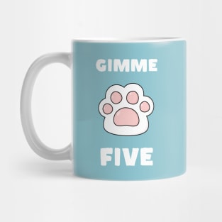 Gimme Hi Five Cats and Dogs Mug